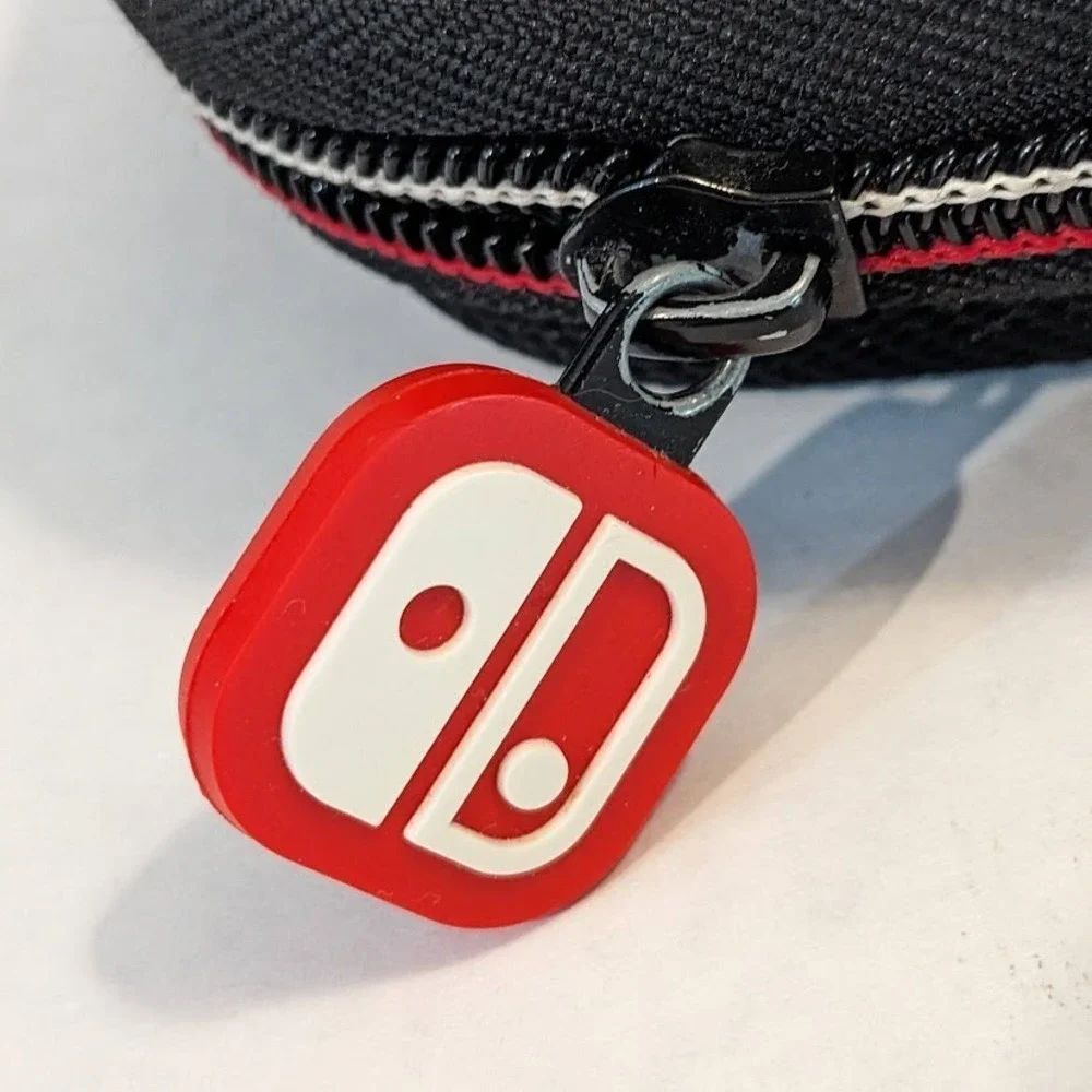 Official Nintendo Switch Travel Case Black Ballistic Nylon Hard Pad Carrying OEM
